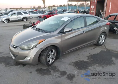2013 Hyundai Elantra Gls/Limited из США, поврежденный, VIN 5NPDH4AE0DH205631
